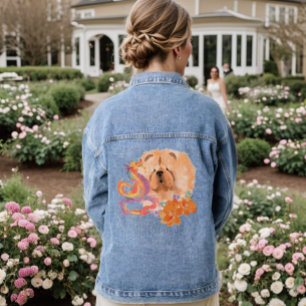 Chaqueta Vaquera DRAGON-TALEZ CHOW arte atrás