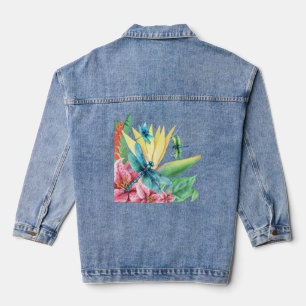 Chaqueta vaquera Dragonfly Botanical Paradise