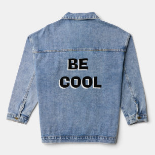 Chaqueta Vaquera Dream Big Denim Jacket Motivación Inspiradora