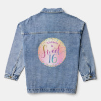 Dulce 16 Purpurina arcoiris Ombre Confetti Cumplea