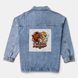 Chaqueta Vaquera Dulce diseño de amor del día de San Valentín de di
