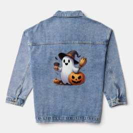 Chaqueta Vaquera Dulce fantasma de Halloween 