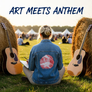 Chaqueta Vaquera Ecos Carmesíes