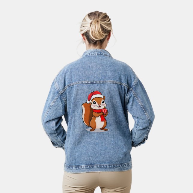 Chaqueta Vaquera Écureuil de Noël Mignon (Modelo)