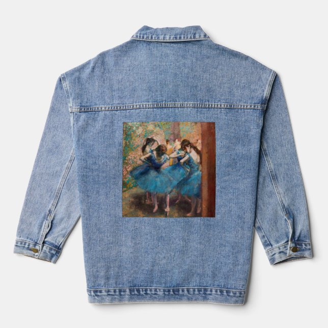 Chaqueta Vaquera Edgar Degas - Bailarinas de azul (Reverso )