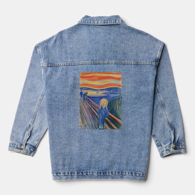 Chaqueta Vaquera Edvard Munch - El Grito 1895 (Reverso )