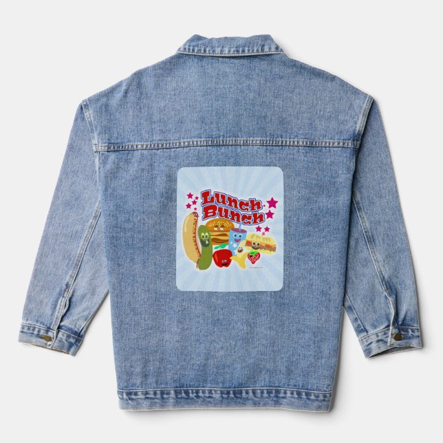 Chaqueta Vaquera El almuerzo Bunch Personalizado dulce diversión de (Reverso )