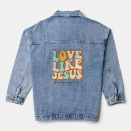 Chaqueta Vaquera El amor como Jesús cristiano