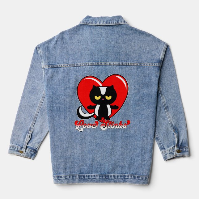 Chaqueta Vaquera El amor retro apesta (Reverso )