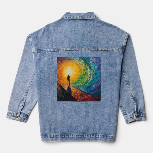 Chaqueta Vaquera El borde de la dimensión (Reverso )