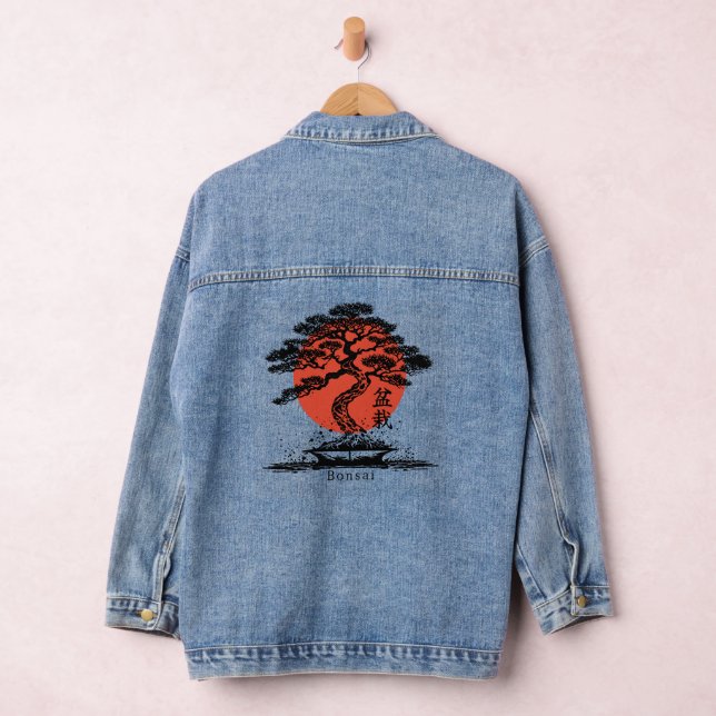 Chaqueta Vaquera El kanji japonés Bonsai personalizado (Hangar)