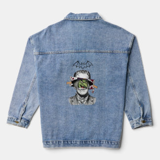 Chaqueta Vaquera El monstruo de Frankenstein se encuentra con la br