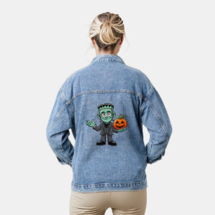 Chaqueta Vaquera El monstruo del personalizado Frankenstein