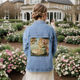 Chaqueta Vaquera El nacimiento de Venus de Sandro Botticelli (1485)