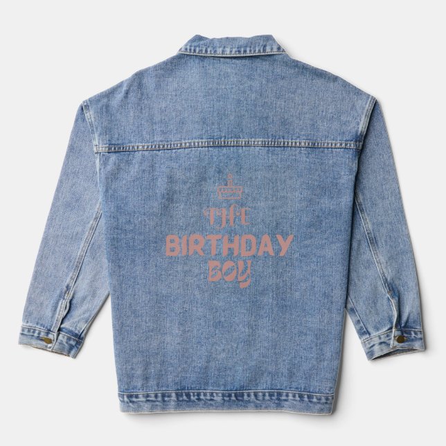 Chaqueta Vaquera El niño de cumpleaños (Reverso )