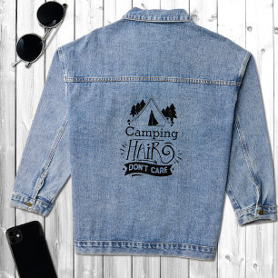 Chaqueta Vaquera El pelo de camping no le importa