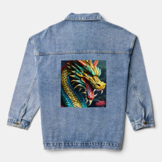 Chaqueta Vaquera El realismo se encuentra con la gracia celestial d