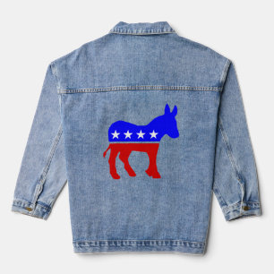 Chaqueta Vaquera elección de demócrata de burro