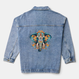 Chaqueta Vaquera Elefante estilo bohemio