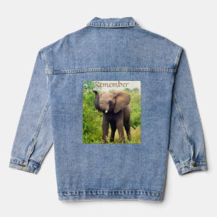 Chaqueta Vaquera Elefante salvaje
