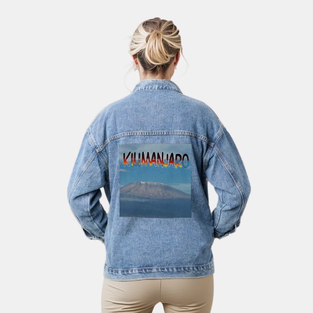 Chaqueta Vaquera Elegancia de alta altitud Kilimanjaro Peaks ropa i (Modelo)