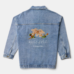 Chaqueta Vaquera Elegante colibrí madre del Boda de la novia
