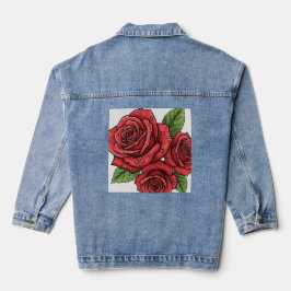 Chaqueta Vaquera Elegante diseño Rosa