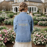 Chaqueta Vaquera elegante primavera floral de boda BRIDE Bridal Sho<br><div class="desc">***este diseño es parte de una colección*** __________________________ esta plantilla de diseño es completamente editable y el personalizable por el cliente - haga clic en personalizar un botón adicional si desea mover, agregar, eliminar o realizar cambios significativos en el diseño ________________________________ cualquier pregunta sobre DISEÑO o que necesite más diseños...</div>
