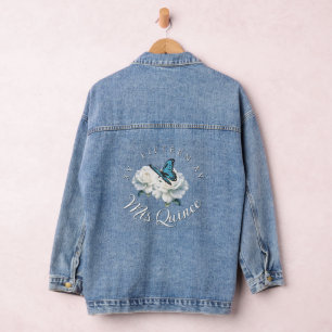 Chaqueta Vaquera Elegante Quinceañera azul claro - Chica de cumplea