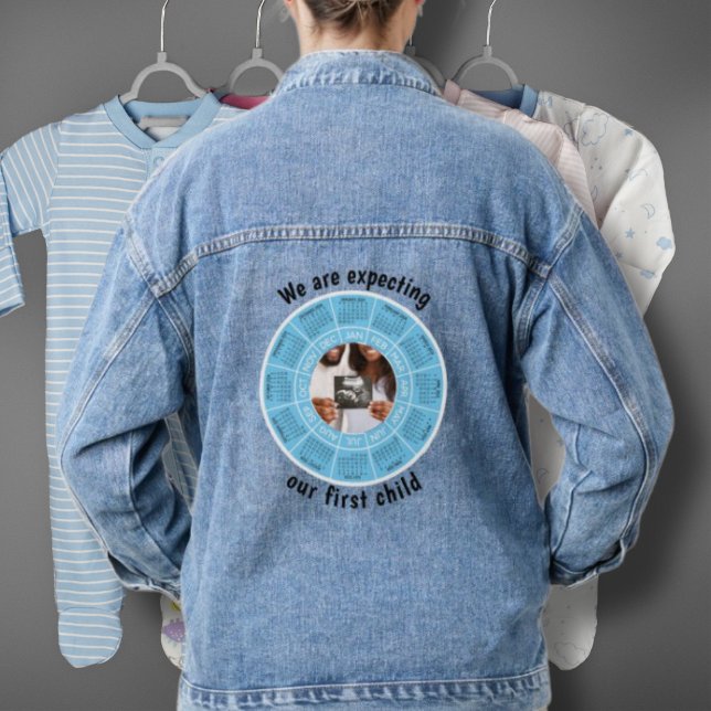Chaqueta Vaquera Embarazo de Denim Azul Jean Jacket que esperamos (Subido por el creador)