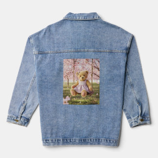 Chaqueta Vaquera En la camiseta del niño pequeño Swing