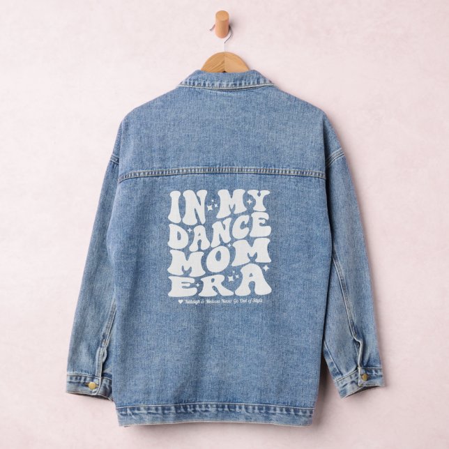 Chaqueta Vaquera En la era de mi danza, mamá nombres personalizados (Hangar)