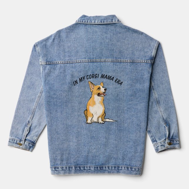 Chaqueta Vaquera En mi era Corgi mama (Reverso )