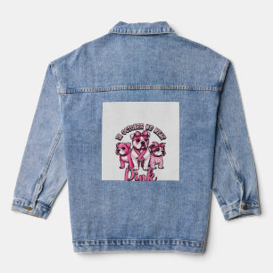 Chaqueta Vaquera En Octubre Nosotros Vestimos Rosa � Halloween Perr