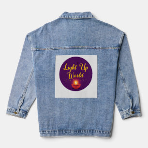 Chaqueta Vaquera Enciende el ✨ mundial   Diwali minimalista elegant