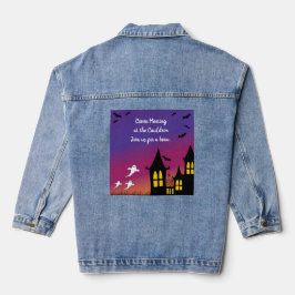 Chaqueta Vaquera Encuentro Coven Halloween Denim Jacket