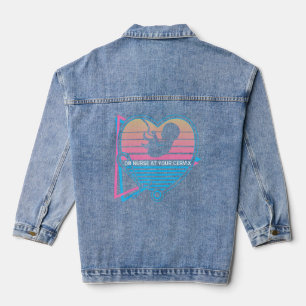 Chaqueta Vaquera Enfermera Obgyn Retro OB En Su Cervix