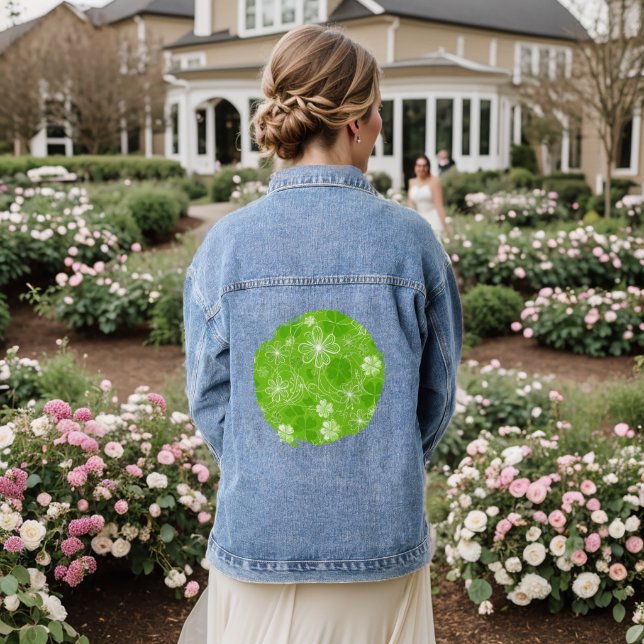 Chaqueta Vaquera Enredo de Tréboles (Reverso Boda)