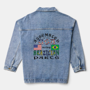 Chaqueta Vaquera Ensamblado en EE. UU. con piezas brasileñas