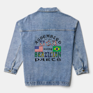 Chaqueta Vaquera Ensamblado en EE. UU. con piezas brasileñas
