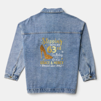 Chaqueta Vaquera Entrando en mi cumpleaños número 63 con la gracia 