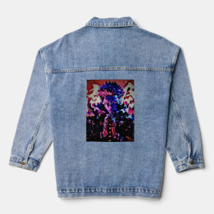 Chaqueta Vaquera "Epic Anime Art: Tee de impresión con firma"