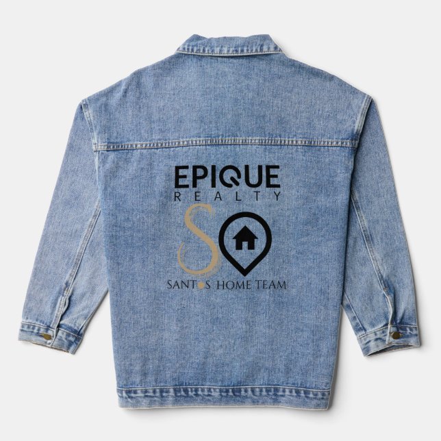 Chaqueta Vaquera Epique Realty x Santos Home Team Denim Jac (Reverso )