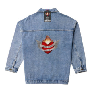 Chaqueta Vaquera EQUILIBRIO ENTRE TRABAJO Y AMOR con alas