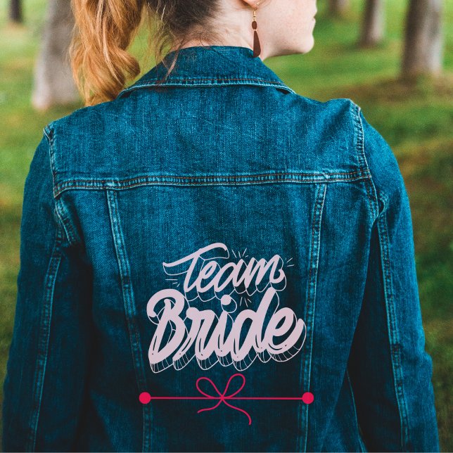 Chaqueta Vaquera equipo Novia linda mujer (Subido por el creador)