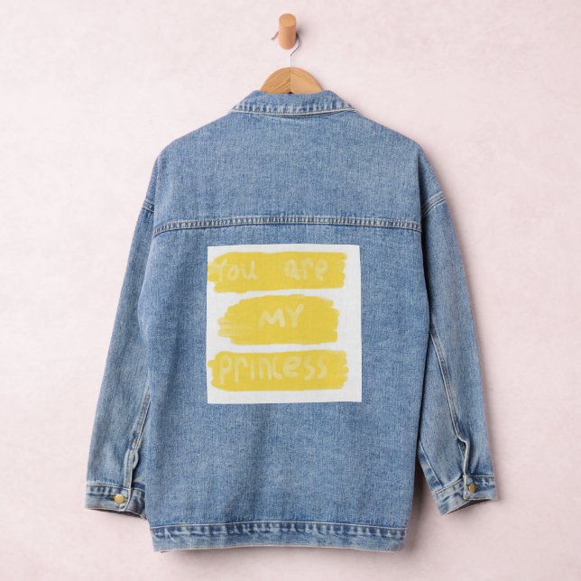 Chaqueta Vaquera eres mi arte de texto princesa (Hangar)
