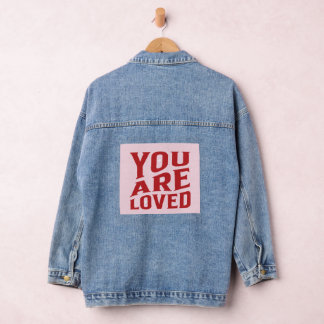 Chaqueta Vaquera Eres Querido Denim Jacket Por El día de San Valent