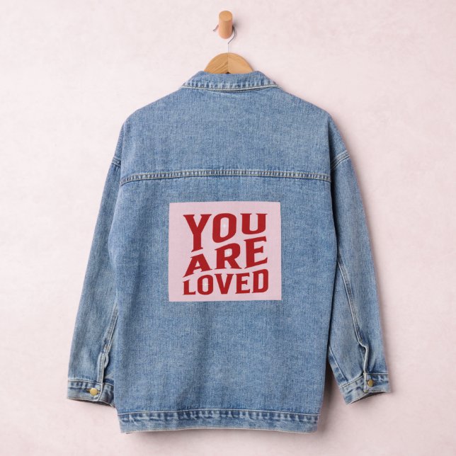 Chaqueta Vaquera Eres Querido Denim Jacket Por El día de San Valent (Hangar)