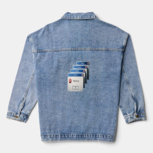 Chaqueta Vaquera Error Crítico — Gráfico de Cajas de Advertencia de