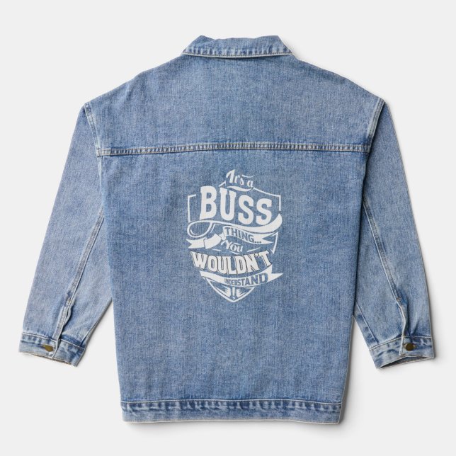 Chaqueta Vaquera Es una cosa de BUSS (Reverso )